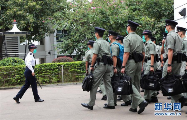 (港澳台·香港故事·图文互动(3)警察抗疫专队:我心依旧